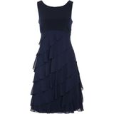 Cocktailjurk - Effen - Korte Lengte - Licht Transparant - Losse Pasvorm