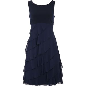 Cocktailjurk - Effen - Korte Lengte - Licht Transparant - Losse Pasvorm