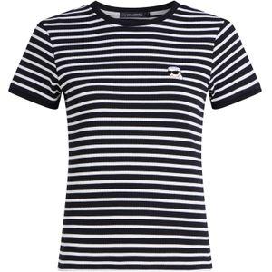 Karl Lagerfeld Shirt  zwart / wit