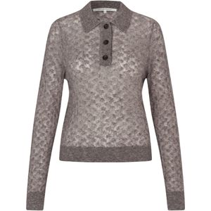 SECOND FEMALE Trui 'Vespa'  mokka