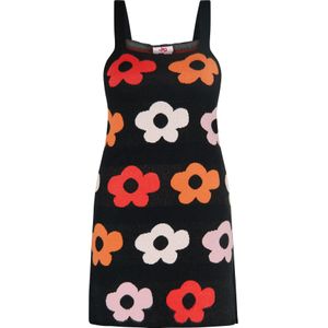 MYMO Zomerjurk  oranje / lichtrood / zwart / wit