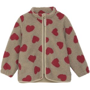 CeLaVi - Fleece Jacket - Rood - Tussenjas