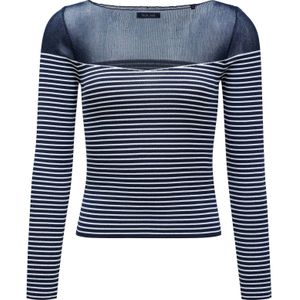 Gebreide Trui - Gestreept - Viscose - Ronde Hals - Lange Mouw