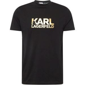 Karl Lagerfeld Shirt  ombergrijs / zwart
