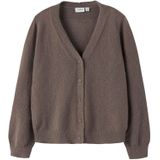 Gebreide Cardigan - Regular Fit - V-hals - Lange Mouwen - Knoopsluiting