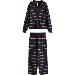 Next Pyjama  donkergrijs / oranje