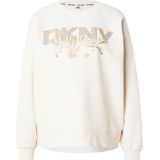 DKNY - Performance - Sweatshirt - Lichtbeige - Donkerbeige - Goud