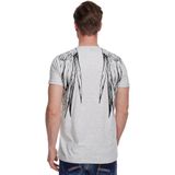 Rusty Neal - T-shirt - Effen Amerikaanse Print - Heren - Normale Pasvorm - 100% Katoen