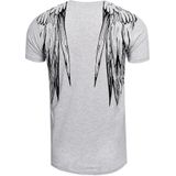 Rusty Neal - T-shirt - Effen Amerikaanse Print - Heren - Normale Pasvorm - 100% Katoen