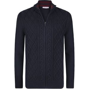Felix Hardy Gebreid vest  navy