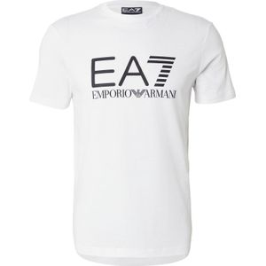 EA7 Emporio Armani Shirt  zwart / wit