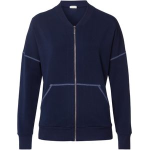 Hanro Sweatvest ' Natural Living '  navy