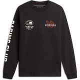 TOMMY HILFIGER Shirt 'MODERN ATHLEISURE'  rood / zwart / wit