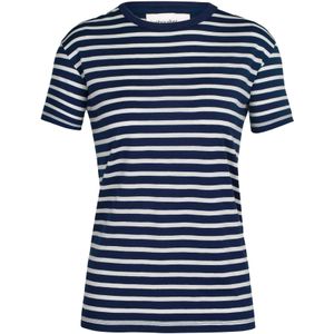 ICEBREAKER Functioneel shirt 'Granary'  navy / wit