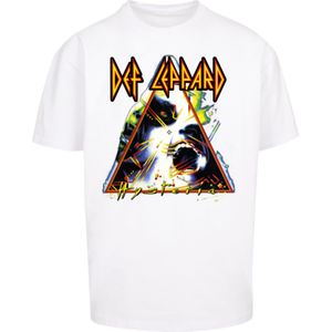 F4NT4STIC Shirt 'Def Leppard Hysteria'  geel / rood / zwart / wit