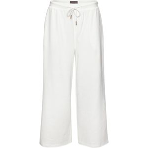 Elbsand - 7/8 Broek - Wit - Sweatstof - Brede Pijp
