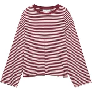 Pull&Bear Shirt 'PACIFIC'  bourgogne / wit