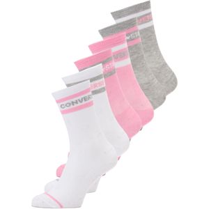 Converse - CHN Basic Wordmark Crew - Kindersokken - Set van 6