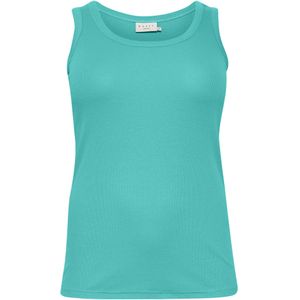 KAFFE CURVE Top  turquoise