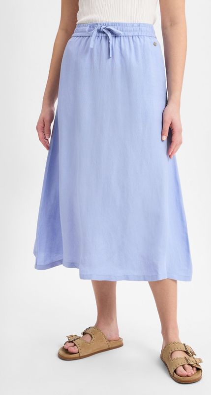 Fynch Hatton - Lange Rok - Linnen Katoen - Neutrale Tint