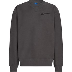 KARL LAGERFELD JEANS Sweatshirt 'RELAXED INSIDE OUT'  grafiet / zwart
