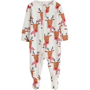 Next Nachtkledij  ecru / bruin / rood / zwart