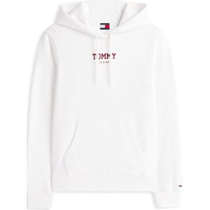 Tommy Jeans Sweatshirt 'ESS'  rood / wit