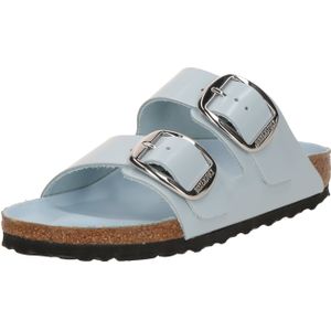 Birkenstock - Arizona BIG Buckle Slides - Dames Schoenen - Lichtblauw - Leer