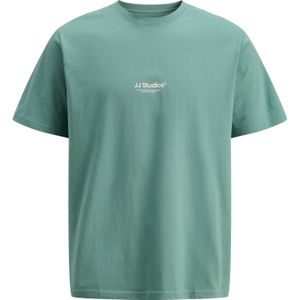JACK & JONES Shirt 'JJESOHO'  turquoise / wit