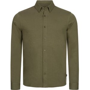 JEFF Overhemd 'Theodore'  olijfgroen