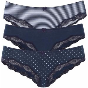 LASCANA Slip  kobaltblauw