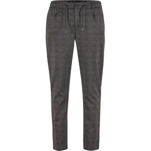 INDICODE JEANS Bandplooibroek 'Zeddi'  navy / wit