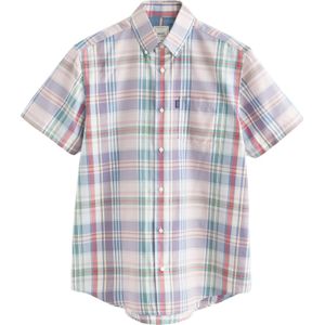 Next Overhemd  blauw / geel / groen / lichtroze