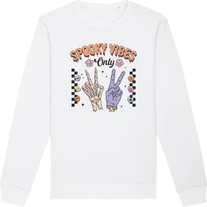 Sweatshirt 'Retro Halloween Spooky Vibes Only'