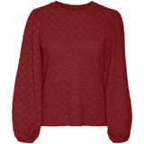 Vmflower - Top - Blouse - O-hals - Lange Mouwen - Regular Fit