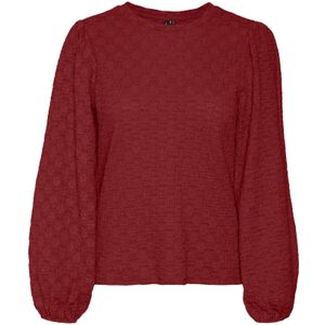 Vmflower - Top - Blouse - O-hals - Lange Mouwen - Regular Fit
