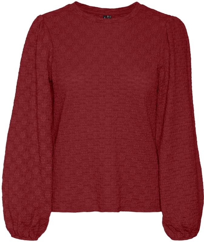 Vmflower - Top - Blouse - O-hals - Lange Mouwen - Regular Fit