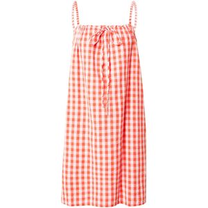 VERO MODA Zomerjurk 'OTHEA'  lichtrood / wit