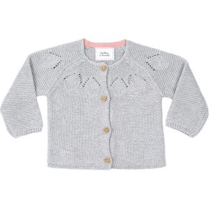 Stellou & Friends Gebreid vest  grijs
