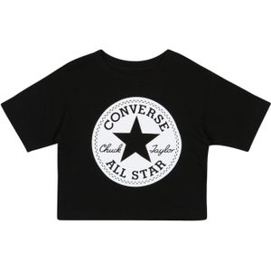 CONVERSE Shirt  zwart / wit