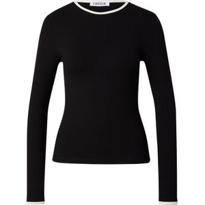 EDITED Shirt 'Ginger'  zwart / wit