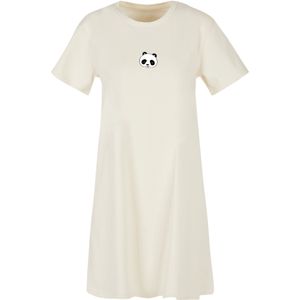 F4NT4STIC Jurk 'Tao Tao Heroes of Childhood'  sand / zwart / wit