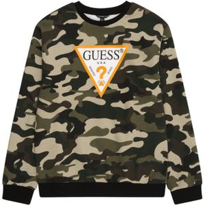 GUESS Sweatshirt  kaki / spar / donkergroen / wit