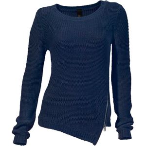 Pullover - Blauw - 100% Polyacryl - Lange Mouwen
