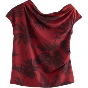 Next Blouse  donkerrood / zwart