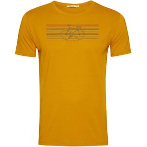 GREENBOMB Shirt 'Bike Happy'  donkeroranje