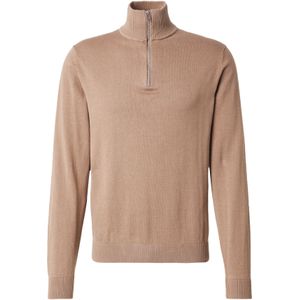 SELECTED Trui 'SLHBERG'  donkerbeige