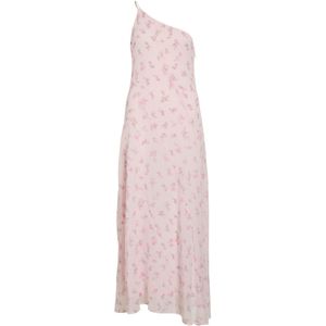 VILA Jurk 'VIStella'  lichtgroen / rosa / pastelroze