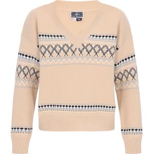 DreiMaster Maritim Trui  lichtblauw / perzik / zwart / wit