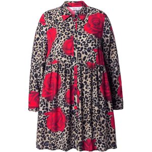 MIAMODA Tuniek  bruin / rood / zwart